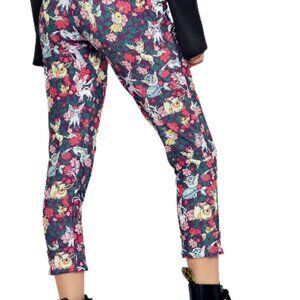 Blackmilk Pokemon Eevee Evolution Floral Cuffed Pants Medium